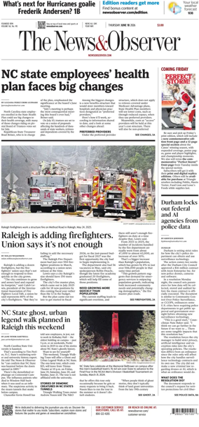 Cover of The News & Observer