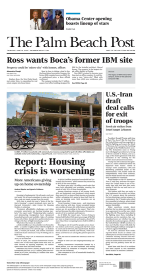 Cover of The Palm Beach Post