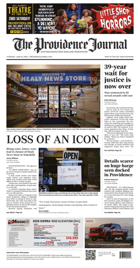 Cover of The Providence Journal