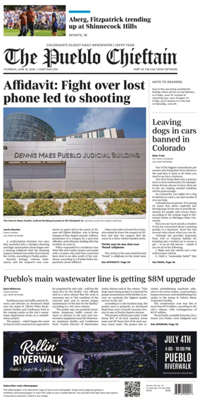 Cover of The Pueblo Chieftain