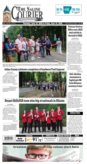 Cover of The Saline Courier