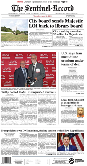 Cover of The Sentinel-Record