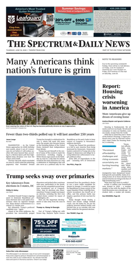 Cover of The Spectrum & Daily News