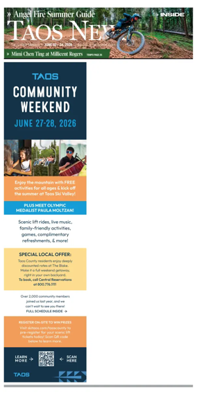 Cover of The Taos News