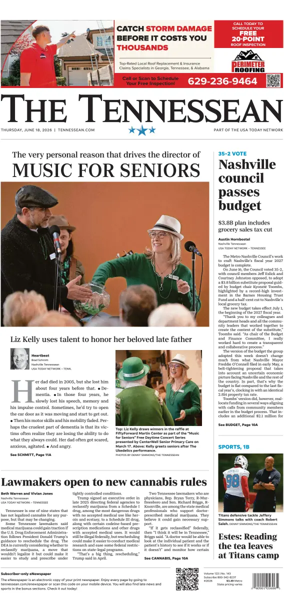 Cover of The Tennessean