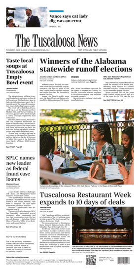 Cover of The Tuscaloosa News