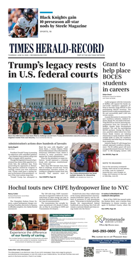 Cover of Times Herald-Record