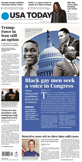 Cover of USA TODAY US Edition