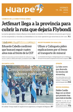 Cover of Diario Huarpe