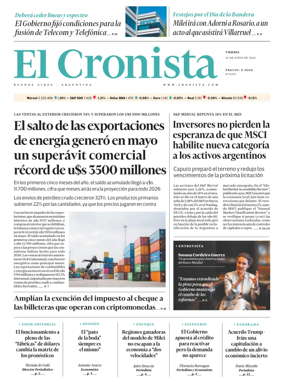 Cover of El Cronista
