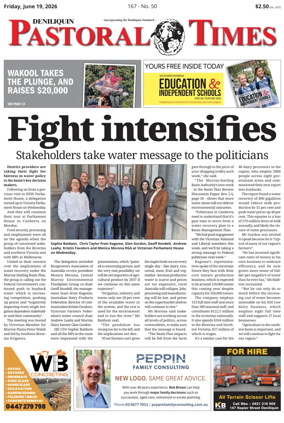 Cover of Deniliquin Pastoral Times