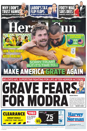 Cover of Herald Sun