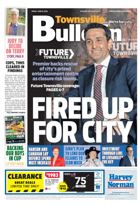 Cover of Townsville Bulletin