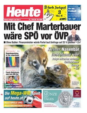 Cover of Heute - Oberosterreich Ausgabe