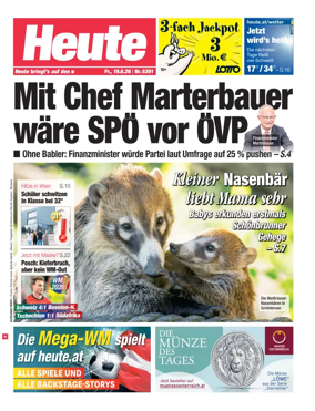 Cover of Heute - Wien Ausgabe