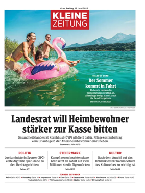 Cover of Kleine Zeitung Steiermark