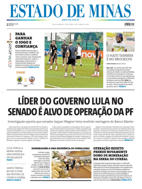 Cover of Estado de Minas (Brazil)
