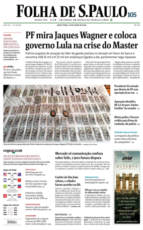 Cover of Folha de S.Paulo