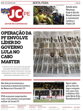 Cover of Jornal do Commercio