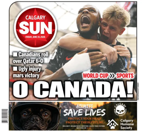 Cover of Calgary Sun