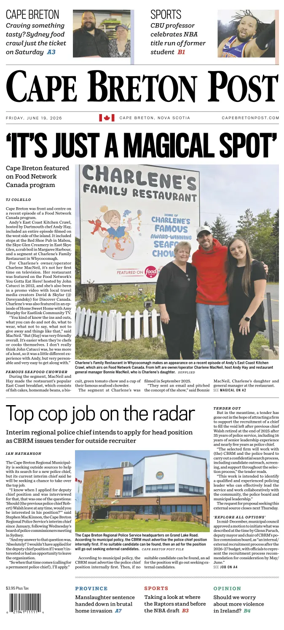 Cover of Cape Breton Post