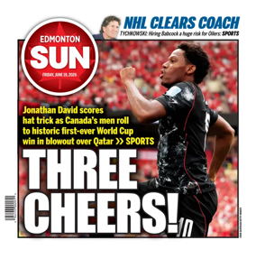 Cover of Edmonton Sun