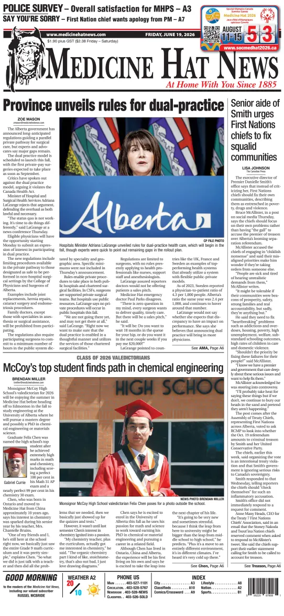 Cover of Medicine Hat News