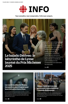 Cover of Radio-Canada Info