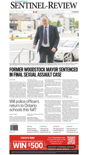 Cover of Sentinel-Review (Woodstock)