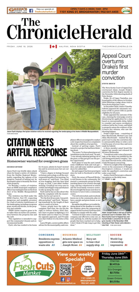 Cover of The Chronicle Herald (Metro)