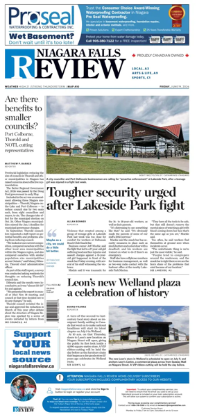 Cover of The Niagara Falls Review