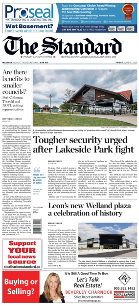 Cover of The Standard (St. Catharines)