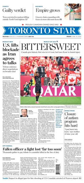 Cover of Toronto Star