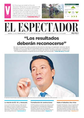 Cover of El Espectador