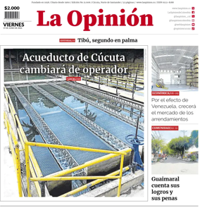 Cover of La Opinion