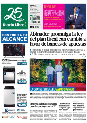 Cover of Diario Libre (Republica Dominicana)