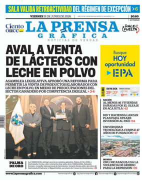 Cover of La Prensa Grafica