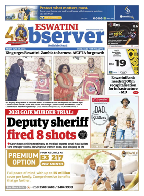 Cover of Eswatini Observer