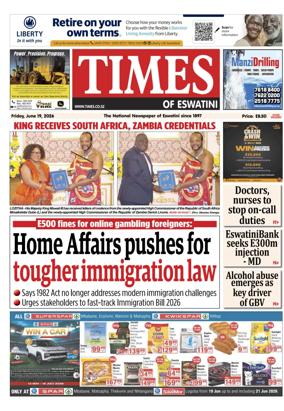 Cover of Times of Eswatini