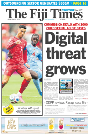 Cover of The Fiji Times