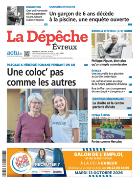 Cover of La Depeche Evreux