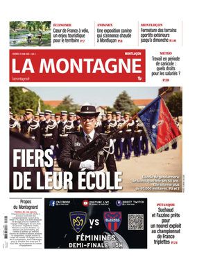 Cover of La Montagne (Montlucon)