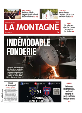 Cover of La Montagne (Vichy)