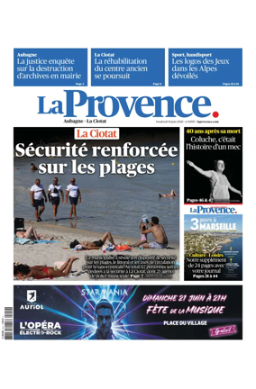 Cover of La Provence Aubagne-La Ciotat