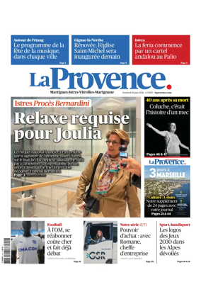 Cover of La Provence Martigues-Istres-Vitrolles-Marignane