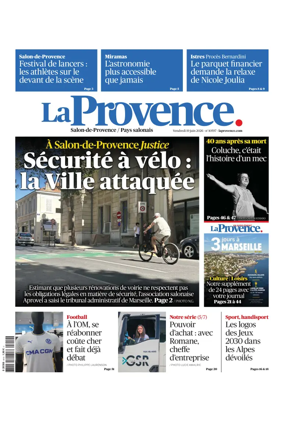Cover of La Provence Salon-de-Provence / Pays salonais