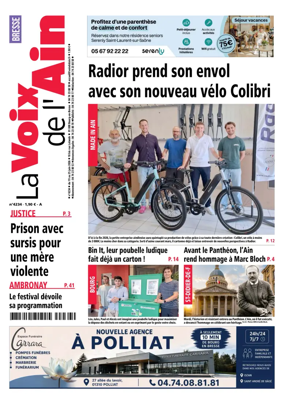 Cover of La Voix de l’Ain Bresse