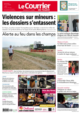 Cover of Le Courrier de l’Ouest (Angers)