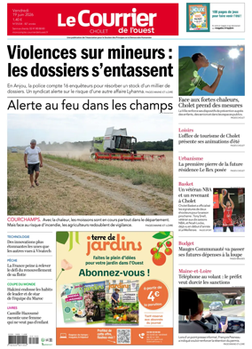 Cover of Le Courrier de l’Ouest (Cholet)