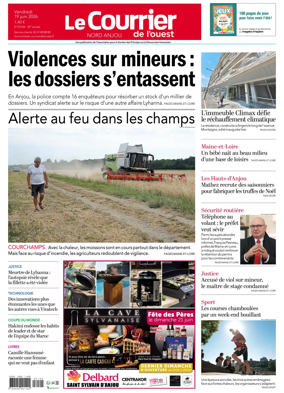 Cover of Le Courrier de l’Ouest (Nord Anjou)